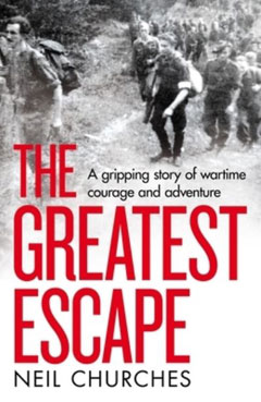 Book cover for The Greatest Escape by Neil Churches