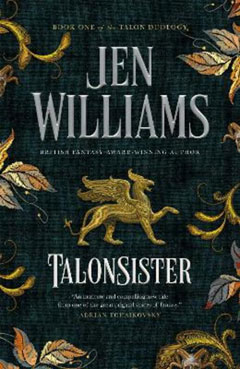 Book cover for Talonsister by Jen Williams