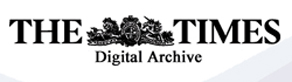 Times Digital Archive logo. Click to go to log in page