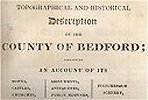 Beginning of an old Bedfordshire county guide