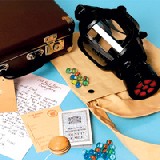 Picture of artefacts in evacuee suitcase
