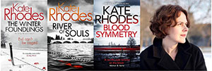 Kate Rhodes book covers and photo