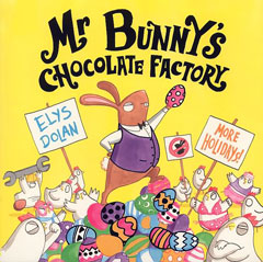 Mr Bunny's Chocolate Factory by Elys Dolan
