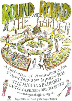Round and Round the Garden Exhibition Poster