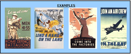 Propaganda posters World War II