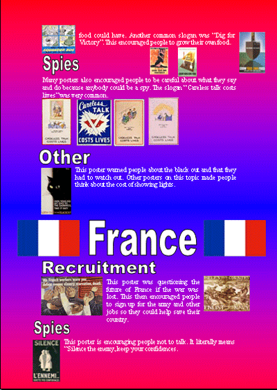 French propaganda poster