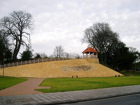 Bedford Castle mound 2005