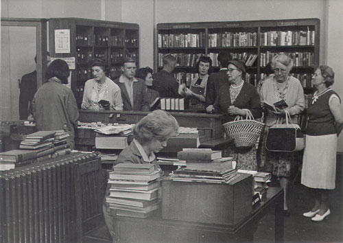 Interior of the Bedford Public Library