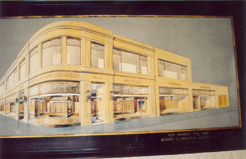 Photo of image of the 1970 remodelled Co-operative frontage