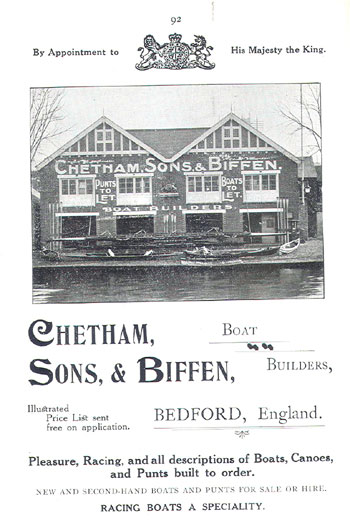 Chetham, Sons & Biffen Boatyard