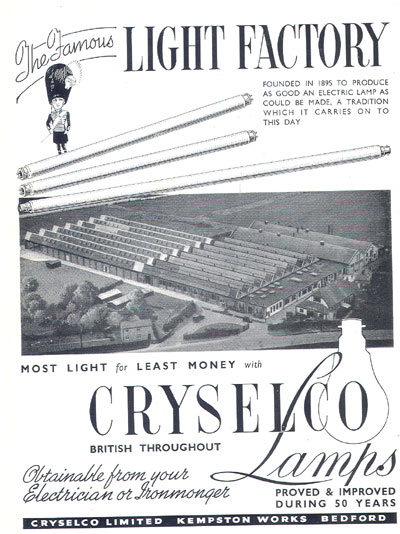 Advert for Cryselco