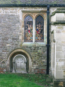 St Dunstan's Church - church windows