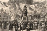 Unveiling of the Bunyan Statue in 1874. Illustrated London News 20.6.1874
