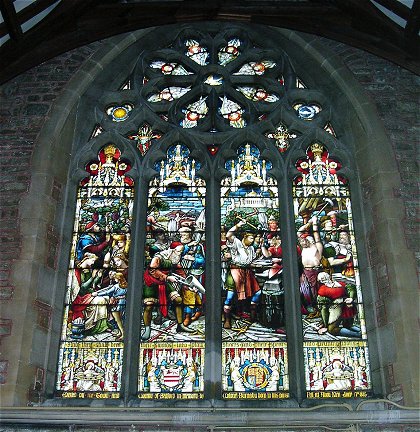 Memorial window to Frederick Burnaby