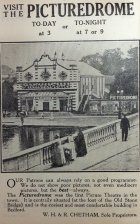 Picturedrome Advertisement in the Bedford Directory 1917