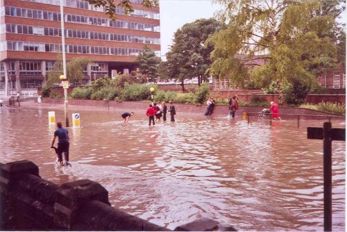 Church Street floods 1982