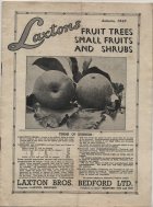 Laxton's Fruit Trees, Small Fruits and Shrubs Catalogue