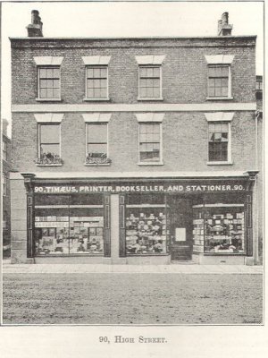 C.F. Timaeus, 90 High Street, Bedford from Where to Buy at Bedford, 1891