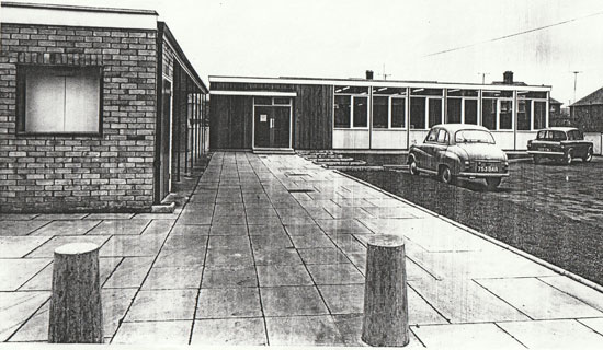Exterior of Kempston Library 1960