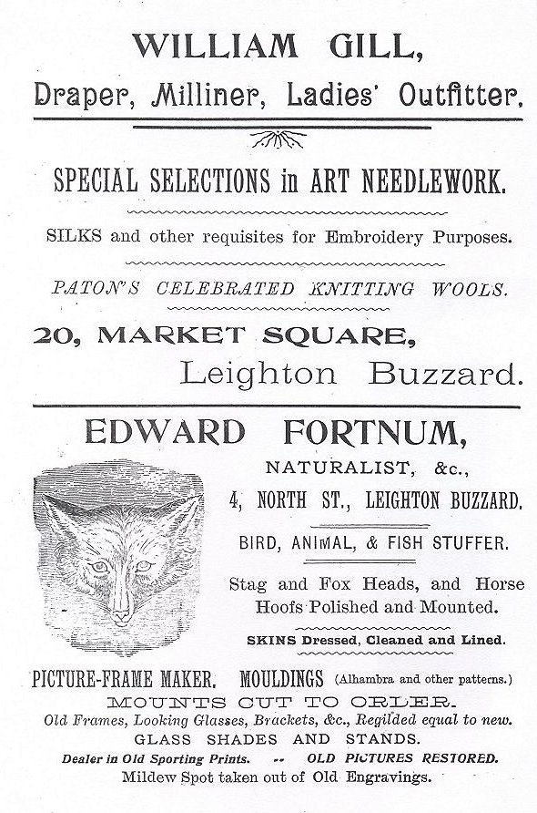 Shop advert 10 from 'Leighton Buzzard past and present', 1905