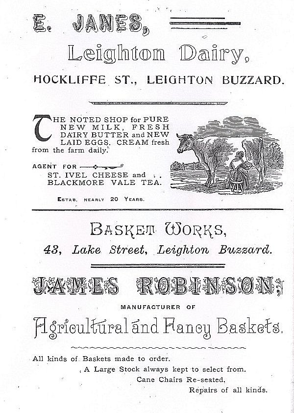Shop advert 19 from 'Leighton Buzzard past and present', 1905