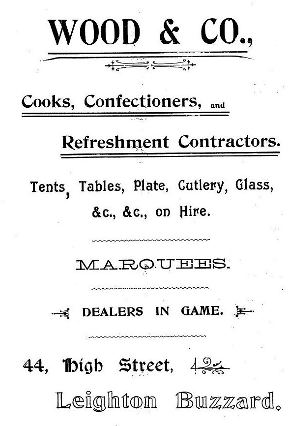 Shop advert 8 from 'Leighton Buzzard past and present', 1905