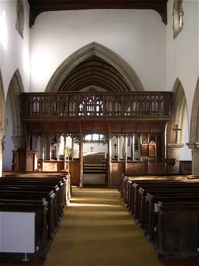 Oakley church interior