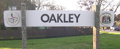 Oakley village sign