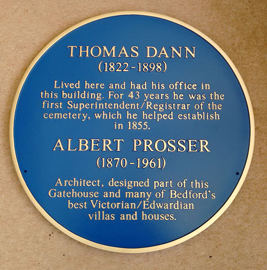 Thomas Dann commemorative plaque