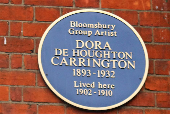 Dora Carrington Commemorative Plaque