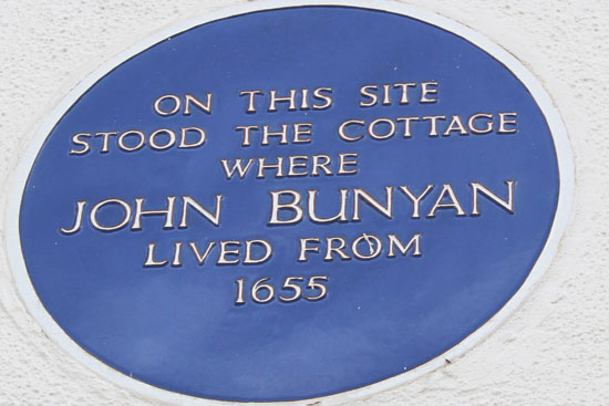 John Bunyan Commemorative Plaque - St Cuthbert's Street site