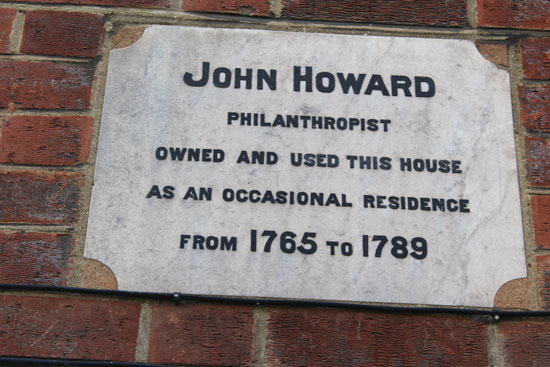 John Howard Commemorative Plaque