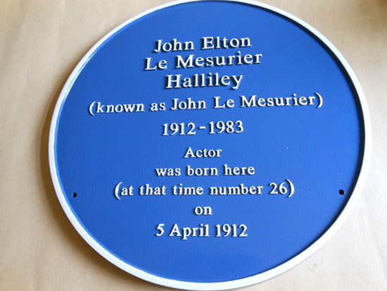 John Le Mesurier Commemorative Plaque