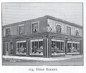 Rose and Co., 123 High Street, Bedford. Pianoforte and music warehouse