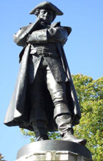 John Howard Statue - Front view