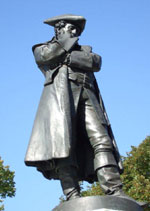 John Howard Statue - Side view