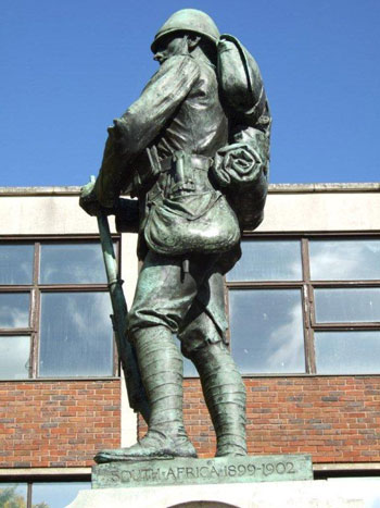 Side View of the South African (Boer) War Memorial