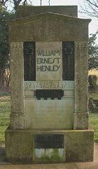 Cockayne Hatley Gravestone of W.E. Henley