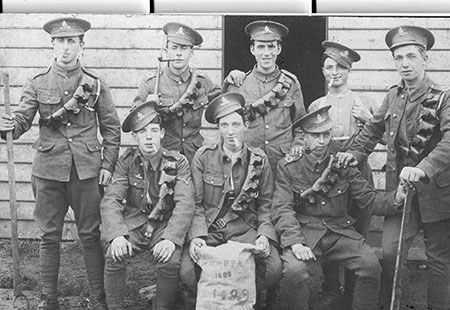 Soldiers of the Monmouth Regiment - from When the Welsh Came to Bedford website