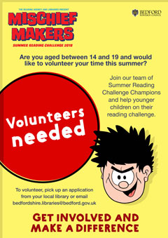 Mischief Makers Volunteer Poster Mischief Makers Volunteer Poster
