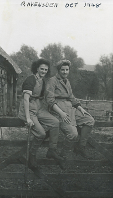 Ravensden, October 1948 - Doreen Carter and 'Tommy' Tompsett