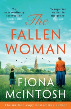 Book cover for The Fallen Woman by Fiona McIntosh
