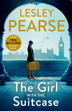Book cover for The Girl With the Suitcase by Lesley Pearse