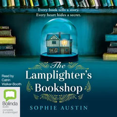Book cover for The lamplighter's Bookshop by Sophie Austin