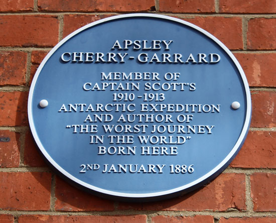 Apsley Cherry-Garrard Commemorative Plaque