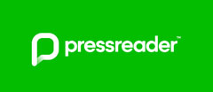 PressReader logo. Click to go to log in page