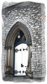 Picture of a church door