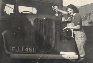 Many Land Girls learnt to drive during the War