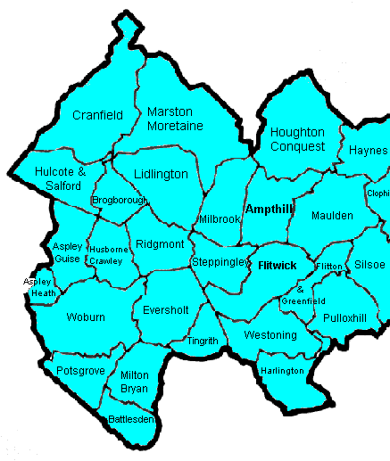 Local Information: Mid Bedfordshire West Map