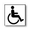 Wheelchair symbol